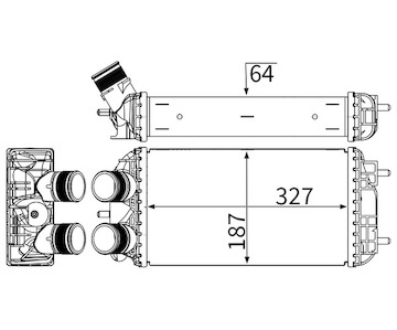 Chladič turba MAHLE ORIGINAL CI 763 000S