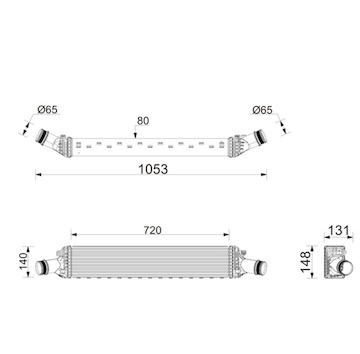 Chladič turba MAHLE ORIGINAL CI 778 000P