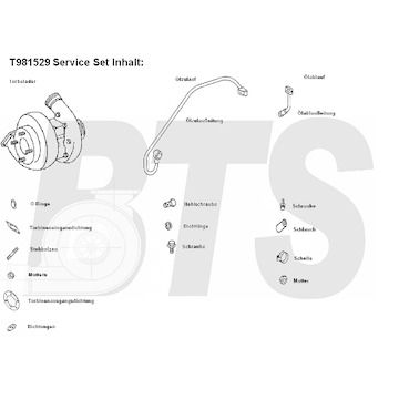Dmychadlo, plnění BTS Turbo T981529