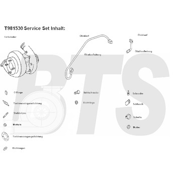 Dmychadlo, plnění BTS Turbo T981530