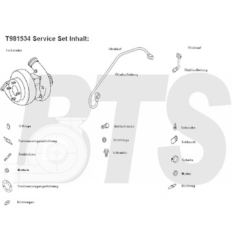 Dmychadlo, plnění BTS Turbo T981534