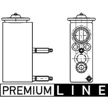 Expanzní ventil, klimatizace MAHLE ORIGINAL AVE 67 000P