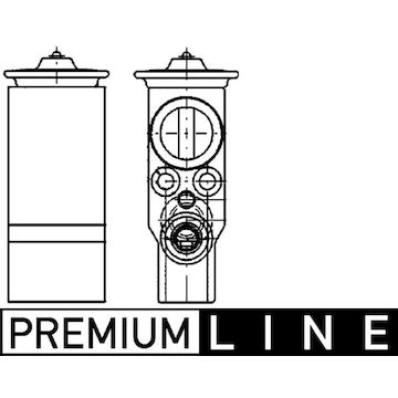 Expanzní ventil, klimatizace MAHLE ORIGINAL AVE 73 000P