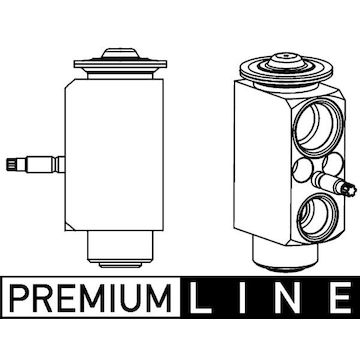 Expanzní ventil, klimatizace MAHLE ORIGINAL AVE 74 000P