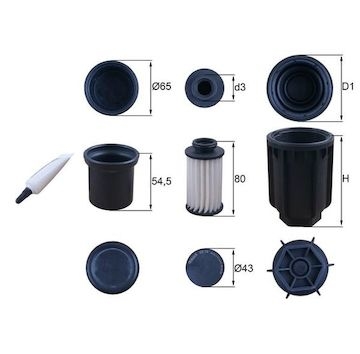 Filtr, roztok močoviny MAHLE ORIGINAL UX 13KIT