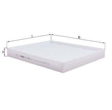 Filtr, vzduch v interiéru MAHLE ORIGINAL LA 1960