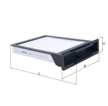 Filtr, vzduch v interiéru MAHLE ORIGINAL LA 304