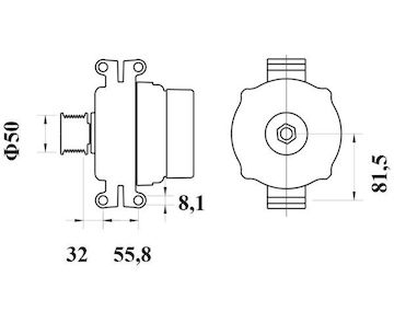 generátor MAHLE ORIGINAL MG 1233