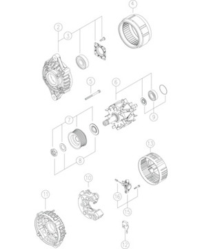 generátor MAHLE ORIGINAL MG 265