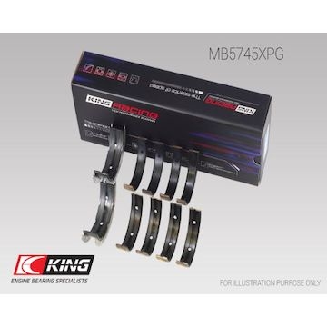 Hlavní ložiska klikové hřídele-sada KING MB5745XPG