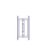 Hlavní ložiska klikového hřídele KING F7103-SI-0.25