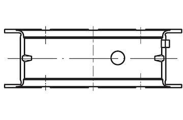 Hlavní ložiska klikového hřídele MAHLE ORIGINAL 001 FL 10168 025