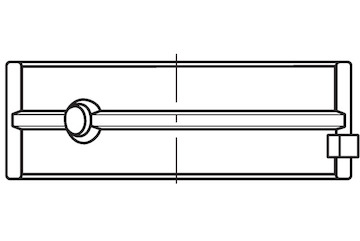 Hlavní ložiska klikového hřídele MAHLE ORIGINAL 001 HL 21968 025