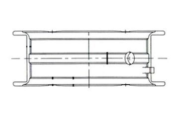 Hlavní ložiska klikového hřídele MAHLE ORIGINAL 011 FL 21059 050