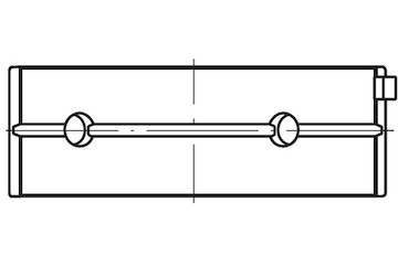 Hlavní ložiska klikového hřídele MAHLE ORIGINAL 021 HL 19986 000