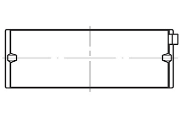Hlavní ložiska klikového hřídele MAHLE ORIGINAL 029 HL 18066 050