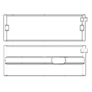 Hlavní ložiska klikového hřídele MAHLE ORIGINAL 029 HL V1916 000