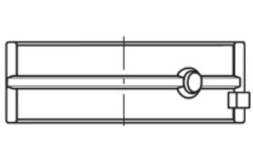 Hlavní ložiska klikového hřídele MAHLE ORIGINAL 039 HL 20281 000