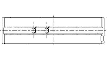 Hlavní ložiska klikového hřídele MAHLE ORIGINAL 213 HL 18206 025