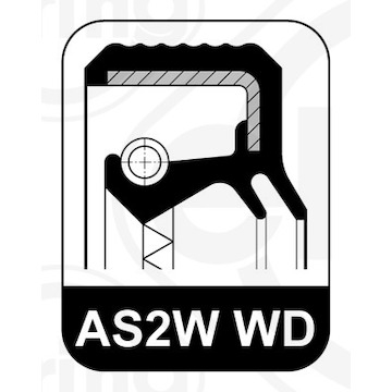 Hřídelový těsnicí kroužek, elektromotor ELRING B09.260