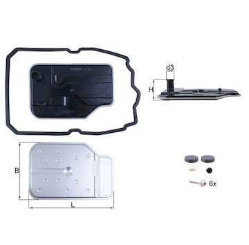 Hydraulický filtr, automatická převodovka MAHLE ORIGINAL HX 230KIT