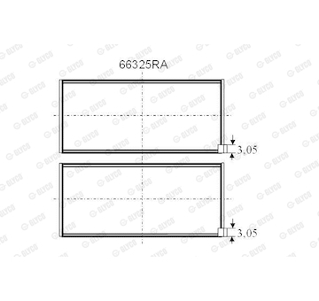 Ložisko GLYCO 66325RA