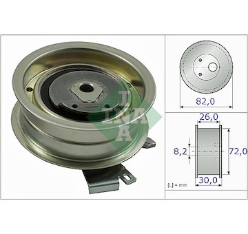 Napínací kladka, ozubený řemen INA 531 0203 20