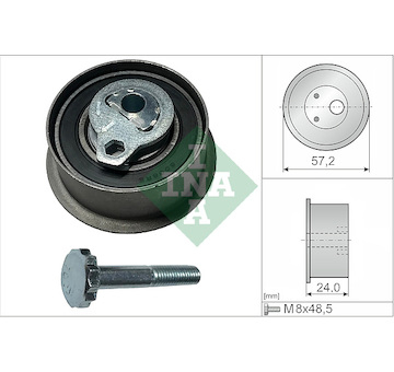 Napínací kladka, ozubený řemen INA 531 0923 10