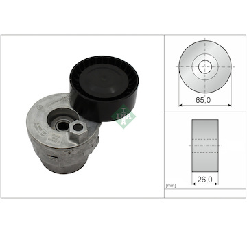 Napínák, žebrovaný klínový řemen INA 534 0269 10