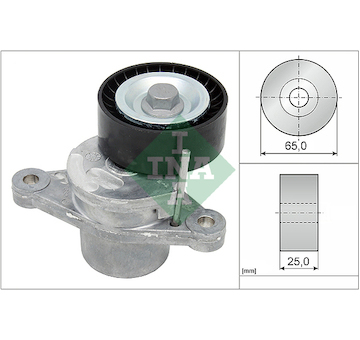 Napínák, žebrovaný klínový řemen INA 534 0427 10