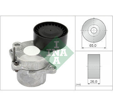 Napínák, žebrovaný klínový řemen INA 534 0444 10