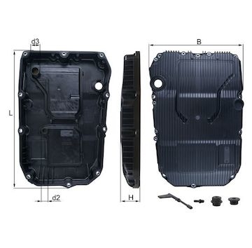 Olejová vana, automatická převodovka MAHLE ORIGINAL HX 196KIT