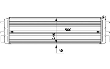 Olejový chladič, motorový olej MAHLE ORIGINAL CLC 59 000P