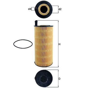 Olejový filtr MAHLE ORIGINAL OX 423/9D