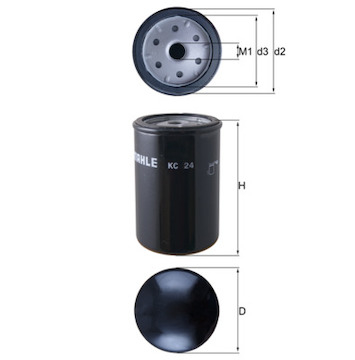 Palivový filtr MAHLE ORIGINAL KC 24