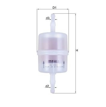Palivový filtr MAHLE ORIGINAL KL 1022