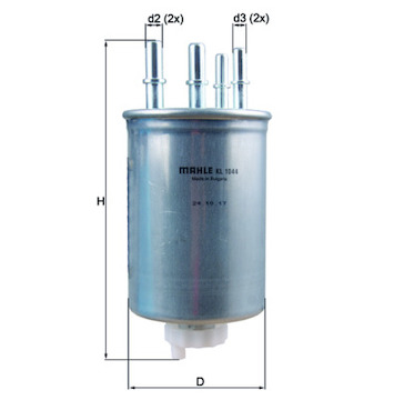 Palivový filtr MAHLE ORIGINAL KL 1044