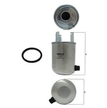 Palivový filtr MAHLE ORIGINAL KL 1244D