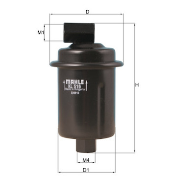 Palivový filtr MAHLE ORIGINAL KL 516