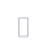 Pánev ložiska klikového hřídele KING M5411/1L-AM-0.75