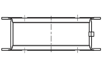 Pánev ložiska klikového hřídele MAHLE ORIGINAL 001 FL 10358 025
