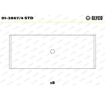 Pánev ojničního ložiska GLYCO 01-3867/4 STD