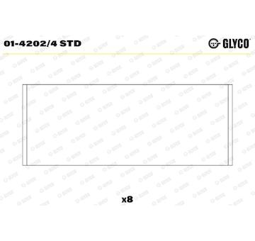 Pánev ojničního ložiska GLYCO 01-4202/4 STD