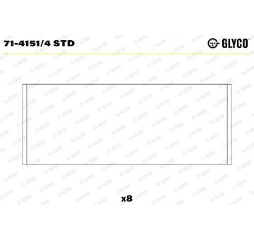 Pánev ojničního ložiska GLYCO 71-4151/4 STD