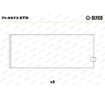 Pánev ojničního ložiska GLYCO 71-4573 STD