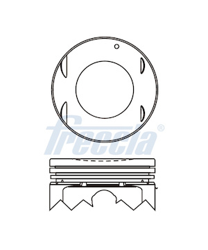 Píst FRECCIA FP23-100900