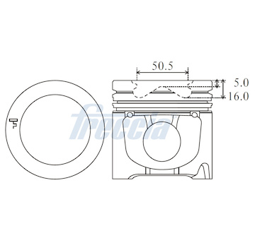 Píst FRECCIA FP23-101240