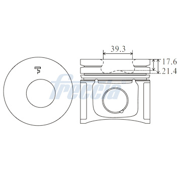 Píst FRECCIA FP23-102000