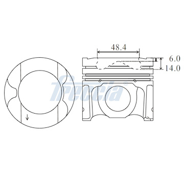 Píst FRECCIA FP23-102350