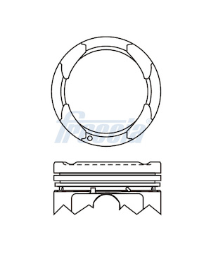 Píst FRECCIA FP23-102900